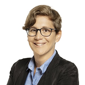 Esther Kraft Cheffe de la division Données, démographie et qualité
